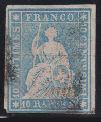 Switzerland #21 Used VF - XF