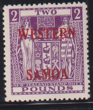 British Area N- Z - Samoa #219 Mint\NH VF