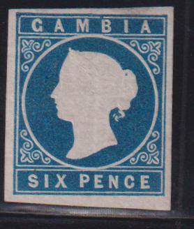 British Area A- M - Gambia #2 Mint\LH VF - XF