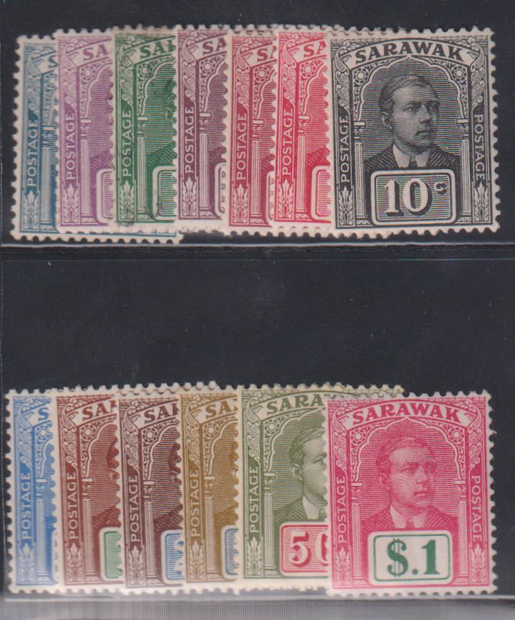 British Area N- Z - Sarawak #79//93 Mint\Hinged