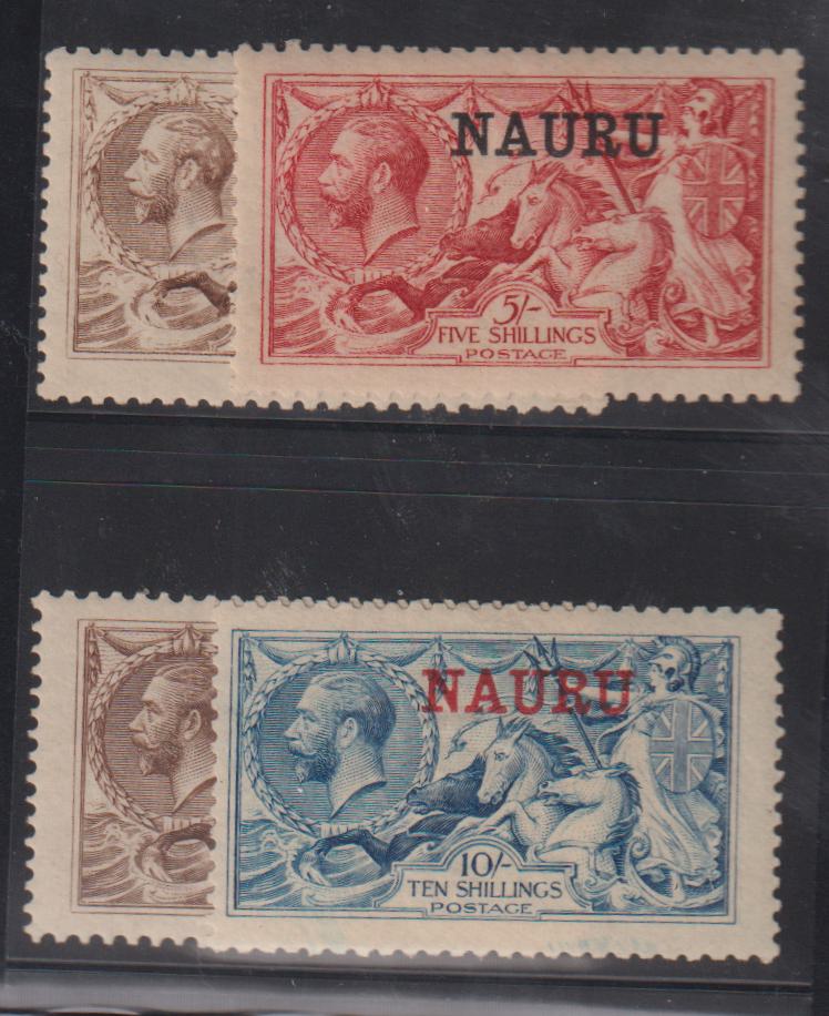 British Area N- Z - Nauru #13-136 Mint\LH F - VF