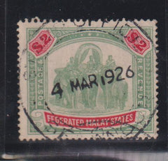 British Area A- M - Malaya #35 Used F - VF