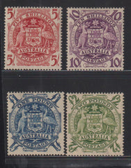 British Area A- M - Australia #218-21 Mint\LH F - VF