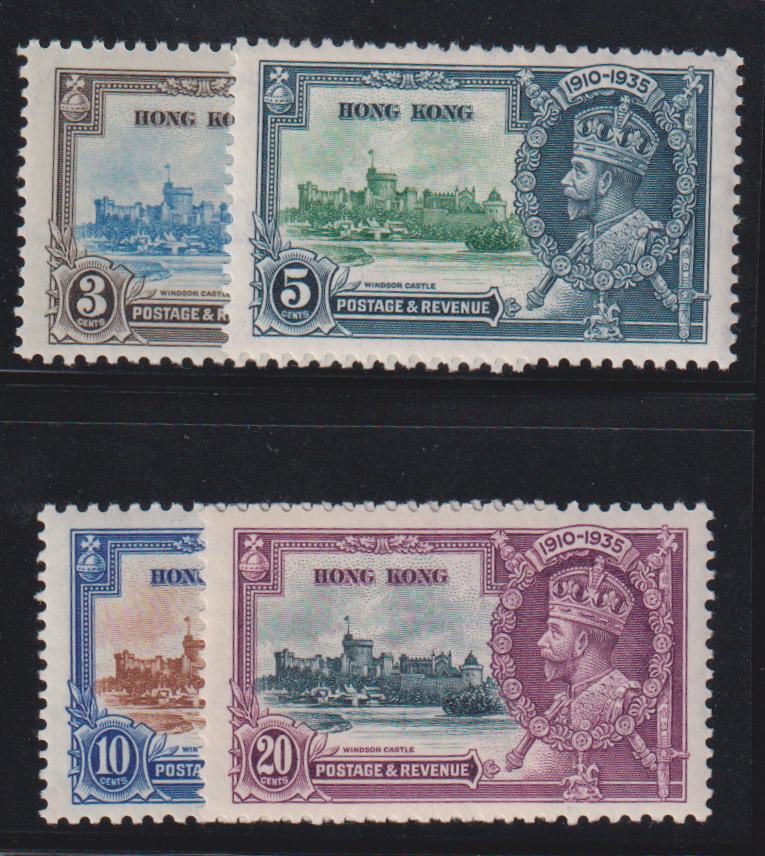 British Area A- M - Hong Kong #147-50 Mint\NH VF