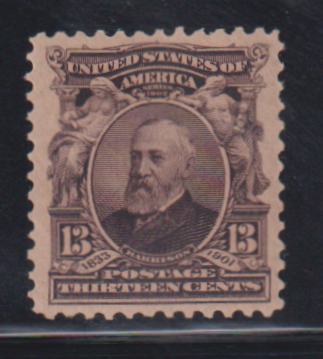 US Bureau and Regular Issues #308 LH VF - XF