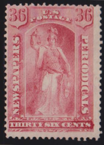 US Newspaper Stamps #PR18 Mint\LH AVE - F