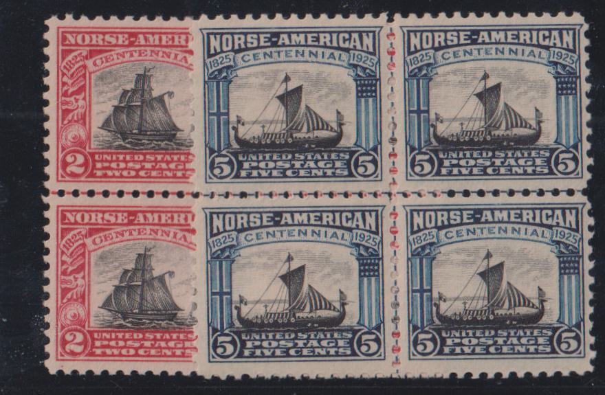 US Early Commemoratives #620-21 NH/LH