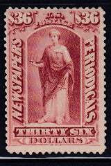US Newspaper Stamps #PR77 Mint