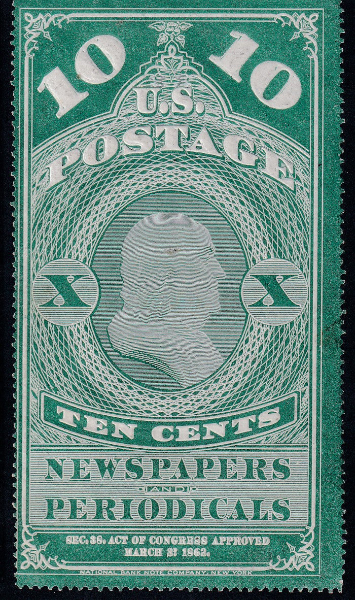 US Newspaper Stamps #O102 Used