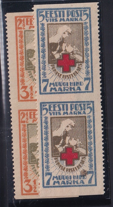 Estonia #B7a,8a Mint\LH