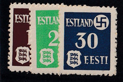 Estonia - German Occupation #N3-5 Mint\NH