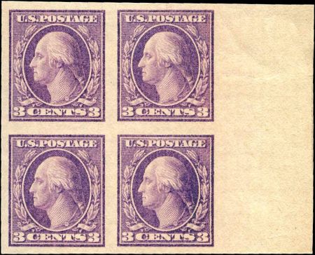 US 484 Washington / Franklin NH XF Block of 4, cv $80