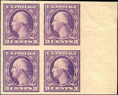 US 484 Washington / Franklin NH XF Block of 4, cv $80