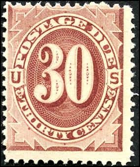 US J20 Postage Dues NH Ave-Fine