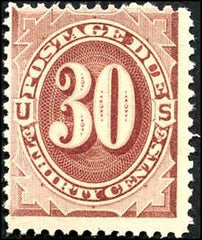 US J20 Postage Dues NH Ave-Fine