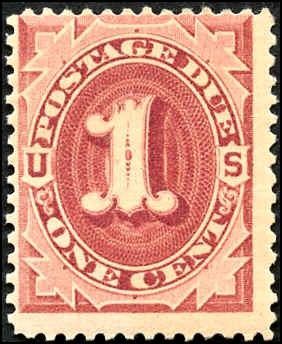 US J22 Postage Dues Ave - F NH cv $95