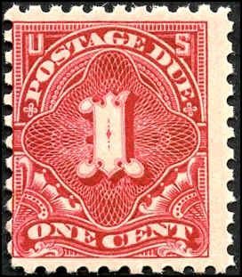 US J52 Postage Dues NH Ave - Fine cv $260