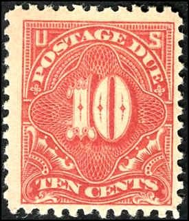 US J65A Postage Dues NH F - VF cv $70