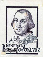 Jack Davis Artwork : Scott 1826 General Bernardo de Galvez