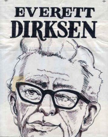 Jack Davis Artwork : Scott 1874 Everett Dirksen