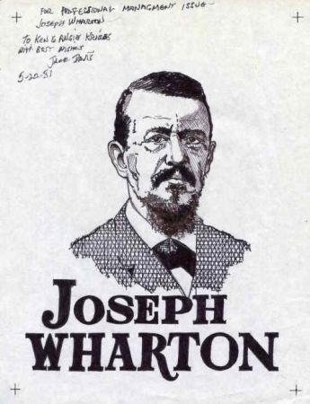 Jack Davis Artwork : Scott 1920 Joseph Wharton