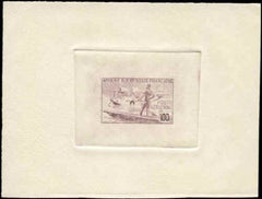 French Equatorial Africa C23M Violet Brown