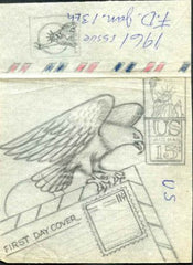 Ralph Dyer Artwork : Scott 1044A, Eagle