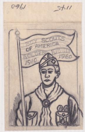 Ralph Dyer Artwork : Scott 1145, Boy Scouts