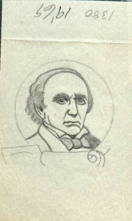 Ralph Dyer Artwork : Scott 1380 Dartmouth College : Daniel Webster