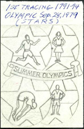 Ralph Dyer Artwork : Scott 1791-94 Summer Olympics