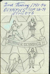 Ralph Dyer Artwork : Scott 1791-94 Summer Olympics