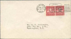 US 656 First Day Cover Pair