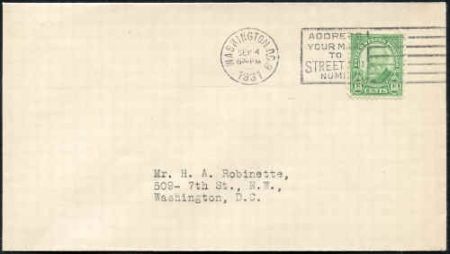 US 694 First Day Cover Robinette