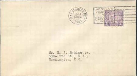 US 701 First Day Cover Robinette