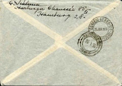 Germany 1936 4th South Atlantic flight. double rate cover to Brazil.