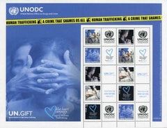 UN Personalized Sheets S35 Vienna 460 - 464 2010 Human Trafficking