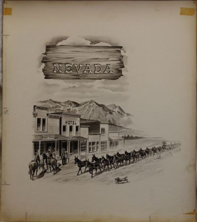 US Artmaster Scott 999 1951 Nevada Settlement Carson Valley - Artwork