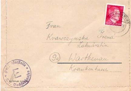 Sachsenhausen Lettercard 112