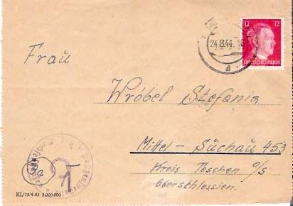 Sachsenhausen Lettercard 115