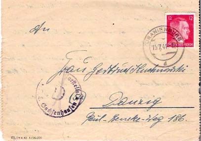 Sachsenhausen Lettercard 116