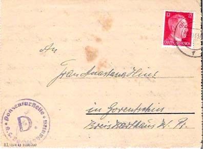 Sachsenhausen Lettercard 134