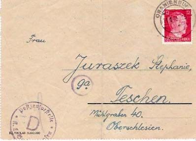 Sachsenhausen Lettercard 156