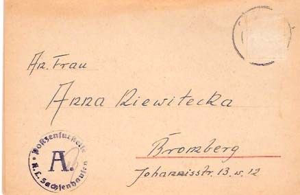 Sachsenhausen Lettercard 161