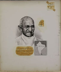 US Artmaster Scott 1174 - 1175 1961 Mahatma Ghandi - Artwork