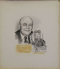 US Artmaster Scott 1202 1962 Sam Rayburn and Capitol - Artwork