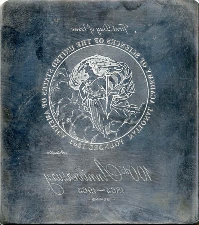 US Artmaster Scott 1237 1963 Science - Plate