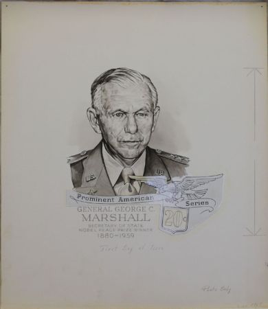 US Artmaster Scott 1289 1965 - 78 George Marshall - Artwork