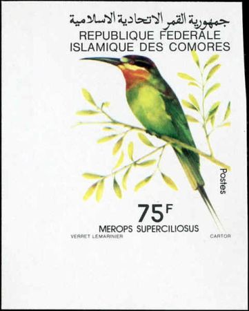 Comoro Islands 1979 426 - 428 NH Imperfs singles birds