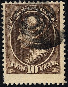 US 209b Bank Notes Used F Black Brown Shade