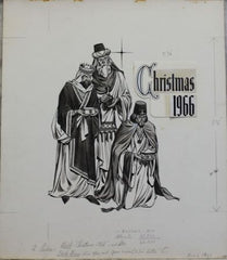 US Artmaster Scott 1321 1966 Christmas, Madonna and Child - Artwork